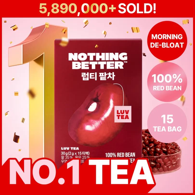 Nothing Better Luv Tea Red Bean Tea 15 Bags