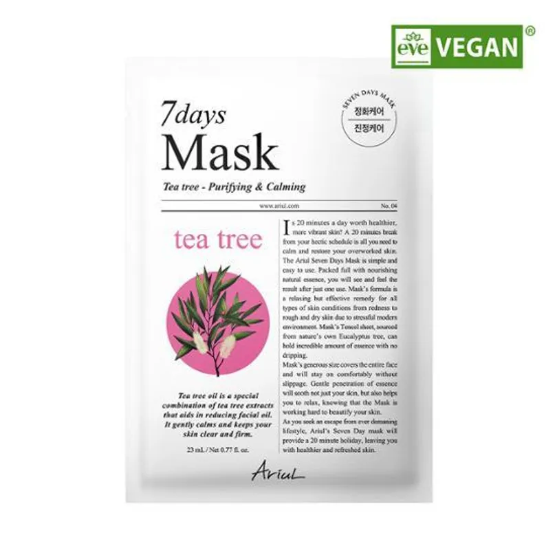 Ariul 7 Days Tea Tree + M Purifying Mask Sheet 1 Sheet