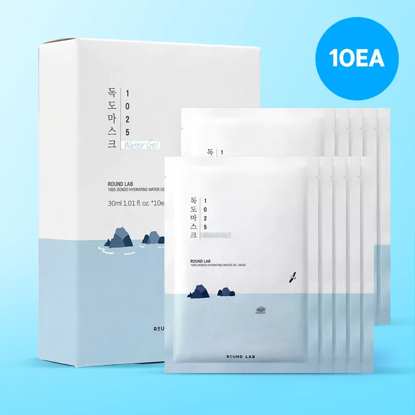 ROUND LAB 1025 Dokdo Hydrating Water Gel Mask Sheet 10ea