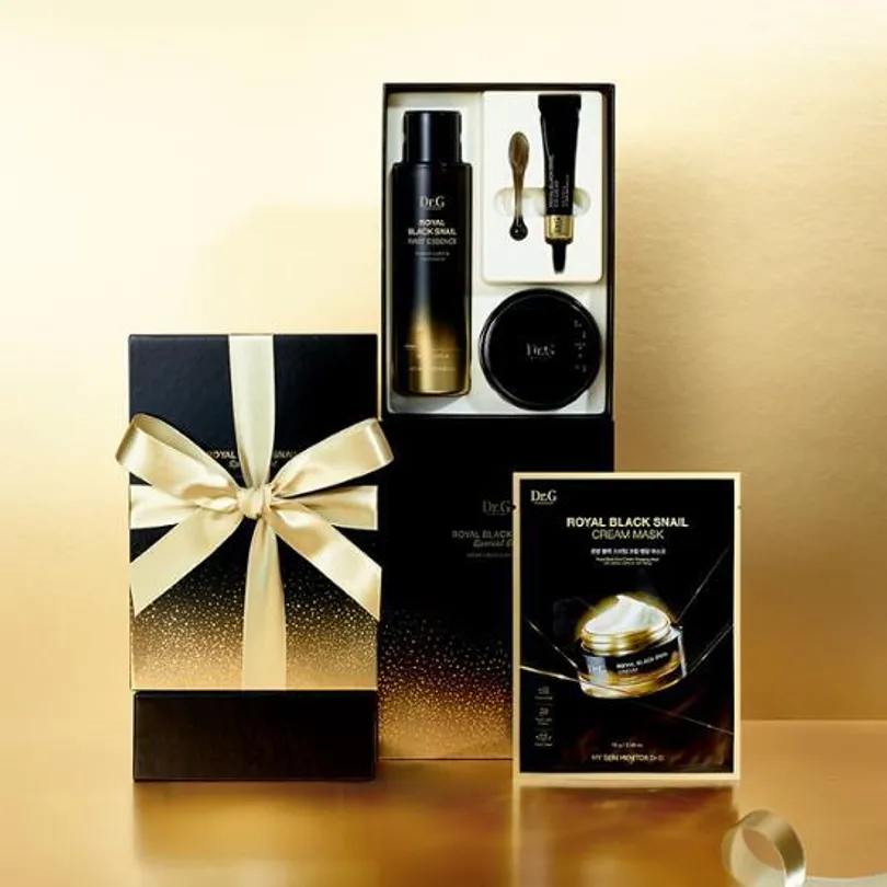 Dr.G Royal Black Snail Special Set (First Essence 165mL+Cream 50mL+Eye Cream 10mL+Cream Mask Sheet 1ea)