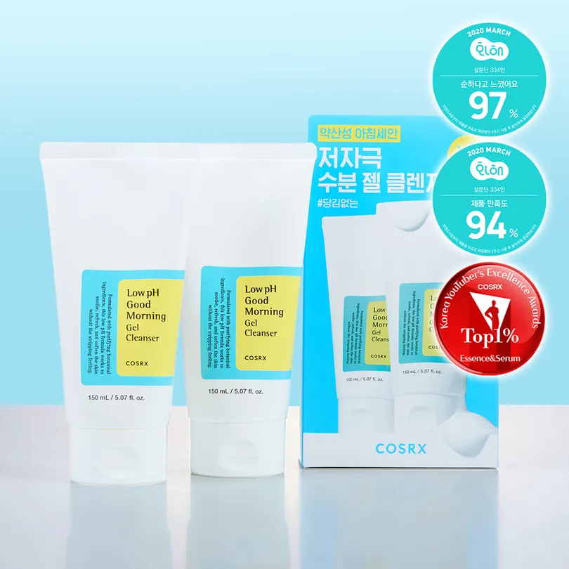 COSRX Low pH Good Morning Gel Cleanser 150mL Double Pack