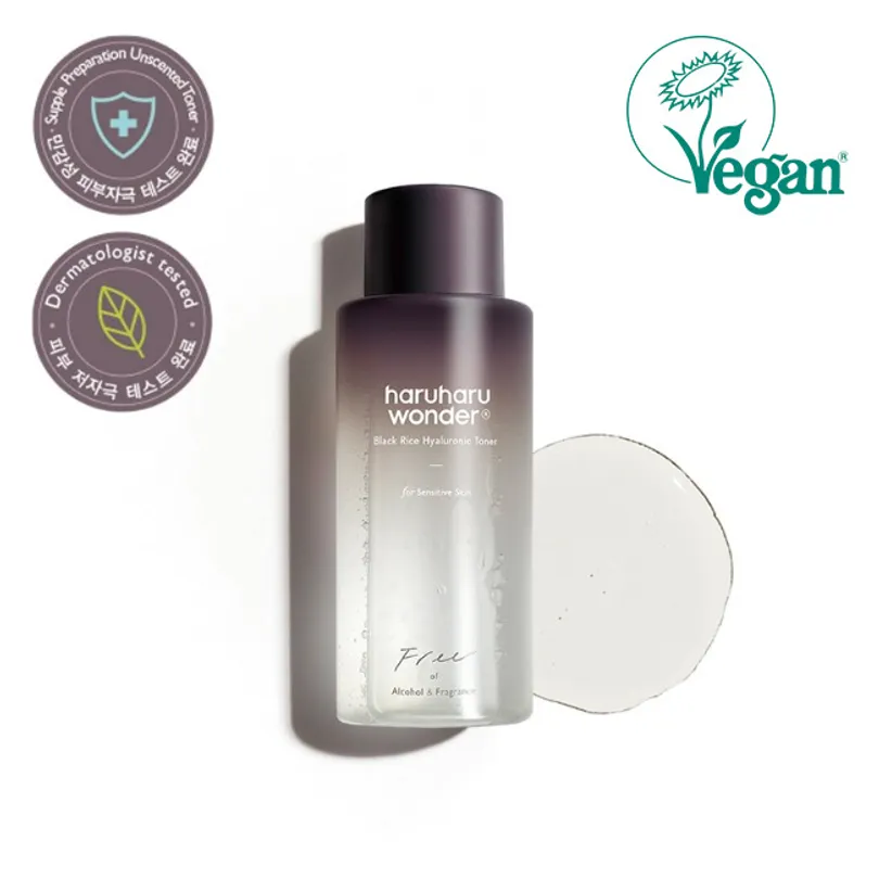 Haruharu wonder Black Rice Hyaluronic Toner Free of Alcohol Fragrance 150ml