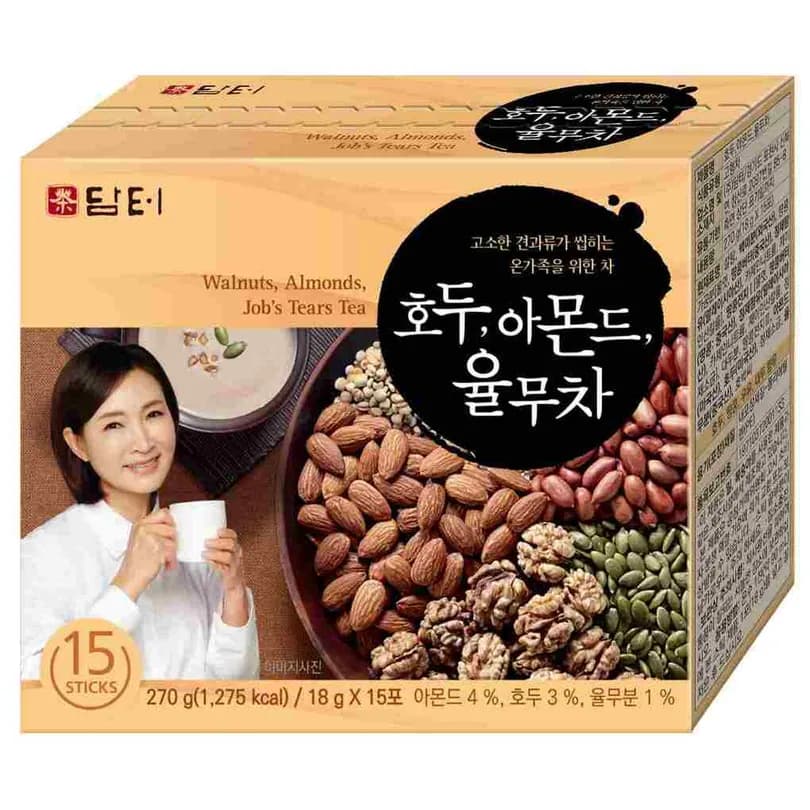 Damtuh Walnuts, Almonds, Job's Tears Tea 15 Sticks