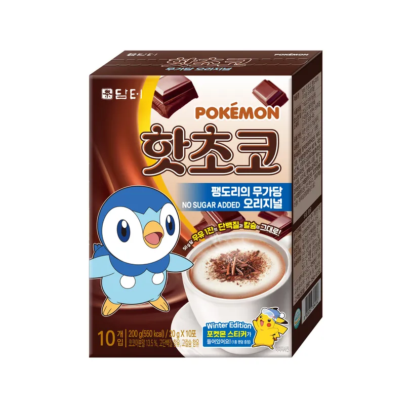 Damtuh Hot Chocolate Piplup Original Zero Sugar 10T
