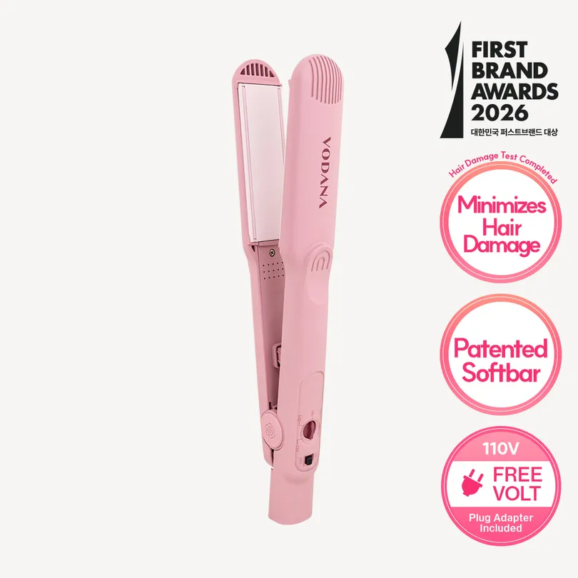 vodana Twin Softbar Flat Iron Milk Tea Rose