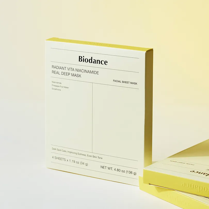 BIODANCE Radiant Vita Niacinamide Real Deep Mask Sheet 4ea