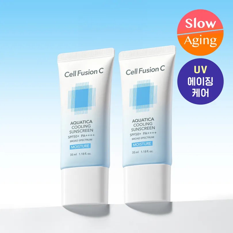 Cell Fusion C Aquatica Cooling Sunscreen 35ml Double Pack