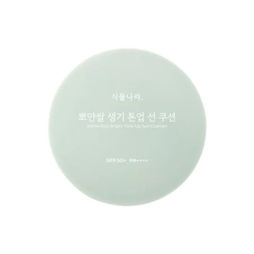 Shingmulnara White Rice Bright Tone Up Sun Cushion 15g 04 Fresh Green