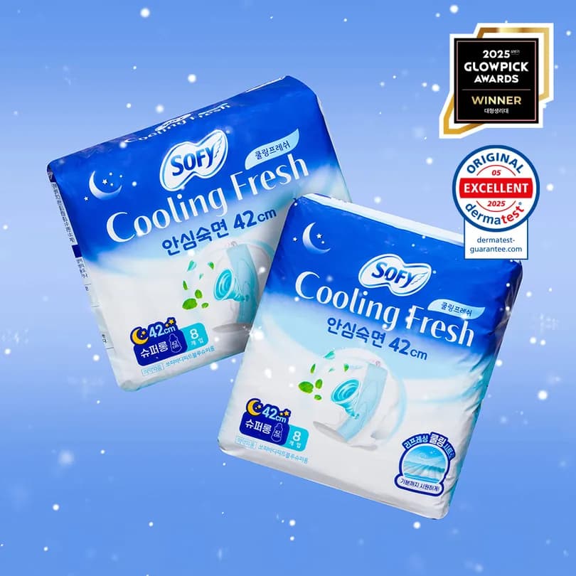 SOFY Cooling Fresh Sanitary Pad Super Long 8P
