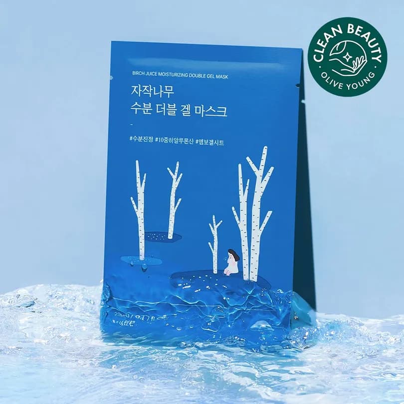 ROUND LAB Birch Juice Moisturizing Double Gel Mask Sheet 1ea