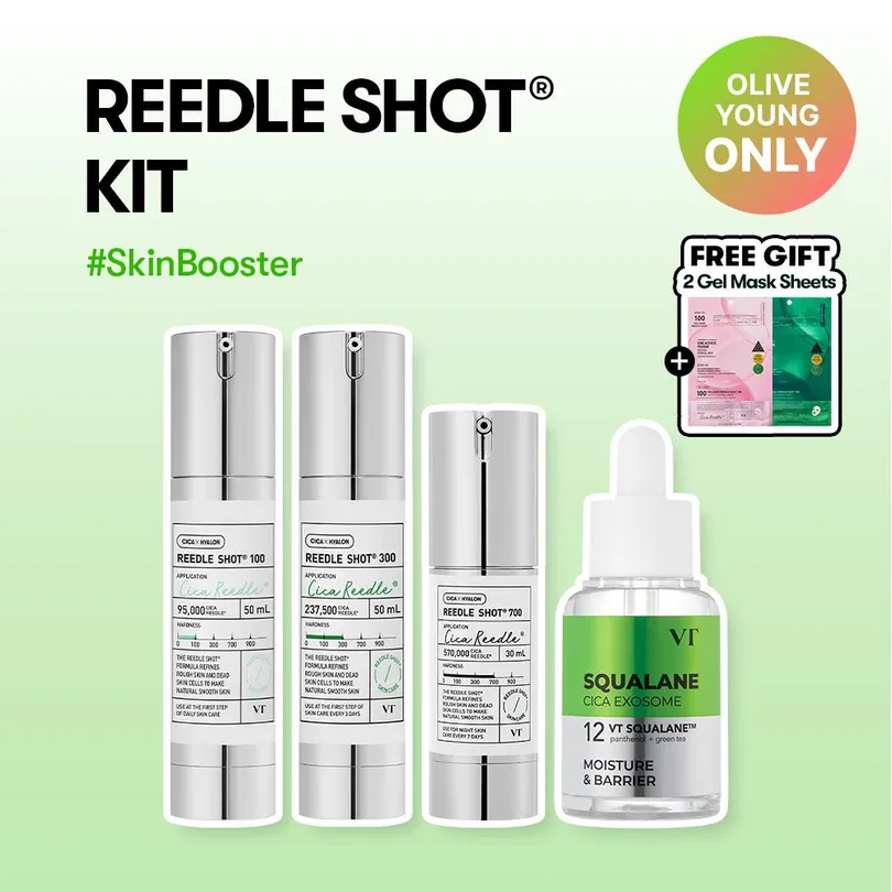 VT Reedle Shot Best Sellers Limited Set (Original Product 4P+Mask Sheet 2ea)
