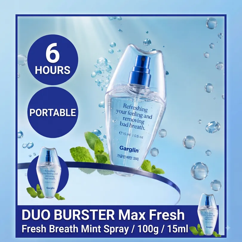Garglin Fresh Breath Mint 15ml (Long Lasting)