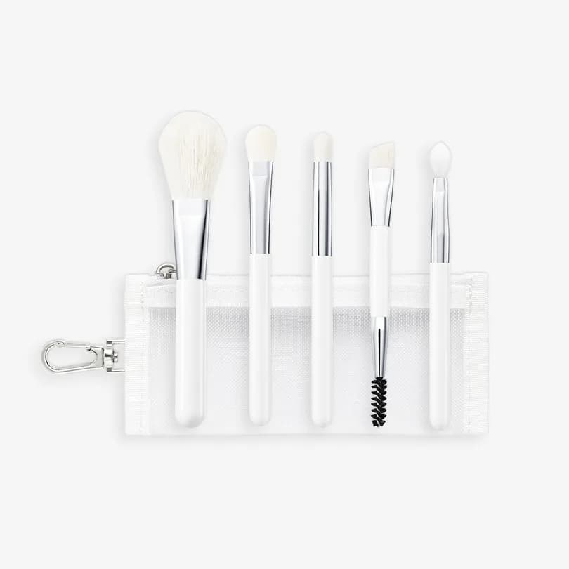 OLIVEYOUNG Mini Handy Brush Kit (+Pouch Keyring)
