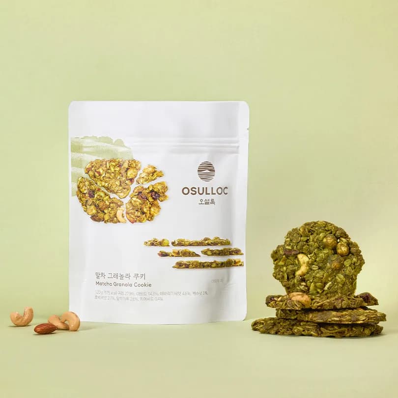 OSULLOC Matcha Granola Cookie 120g