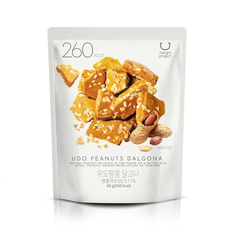 DELIGHT PROJECT Jeju Udo Peanut Dalgona 60g