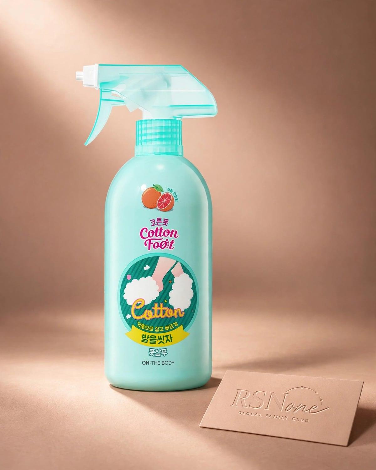 ON:THE BODY Cotton Foot Shampoo Jumbo Size 510ml (4 Options)