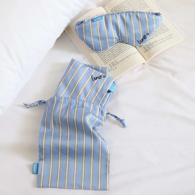 Legodt Travel Sleep Gift Set 3P (Sleep Mask+Pillow Cover+Pouch)
