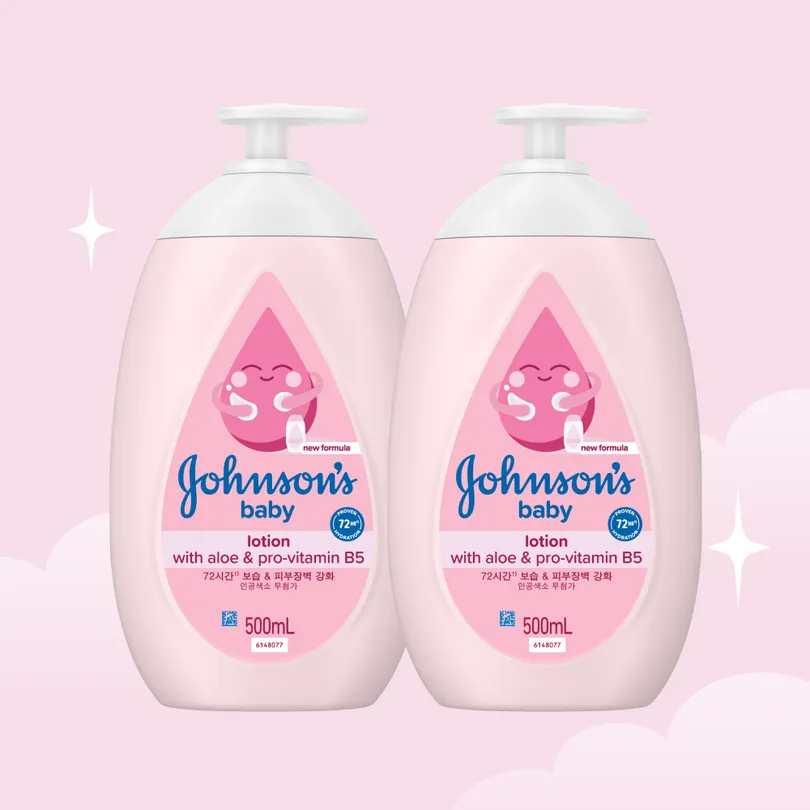 JOHNSON'S Baby Pink Lotion 500ml Double Pack (500ml*2)