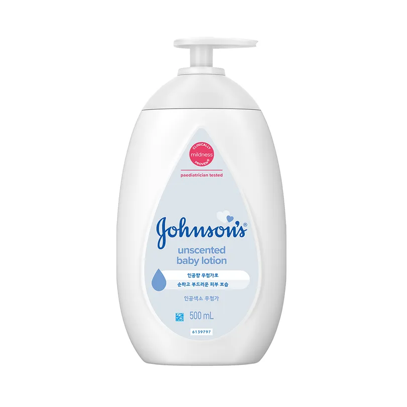 JOHNSON'S Unscented Baby Lotion White 500ml