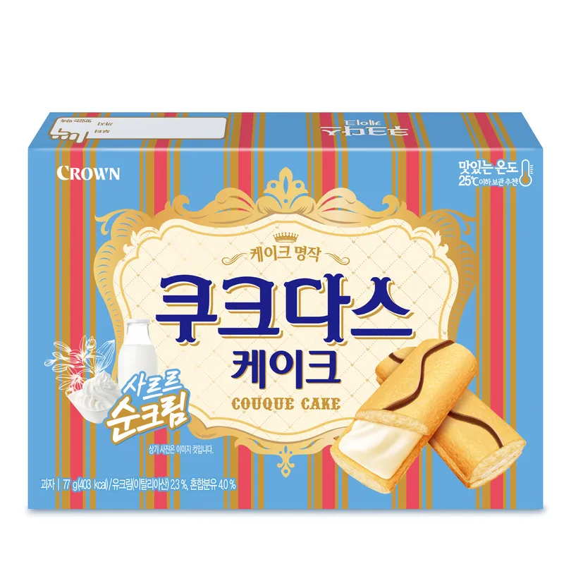 Crown Couque D'asse Cake 77g