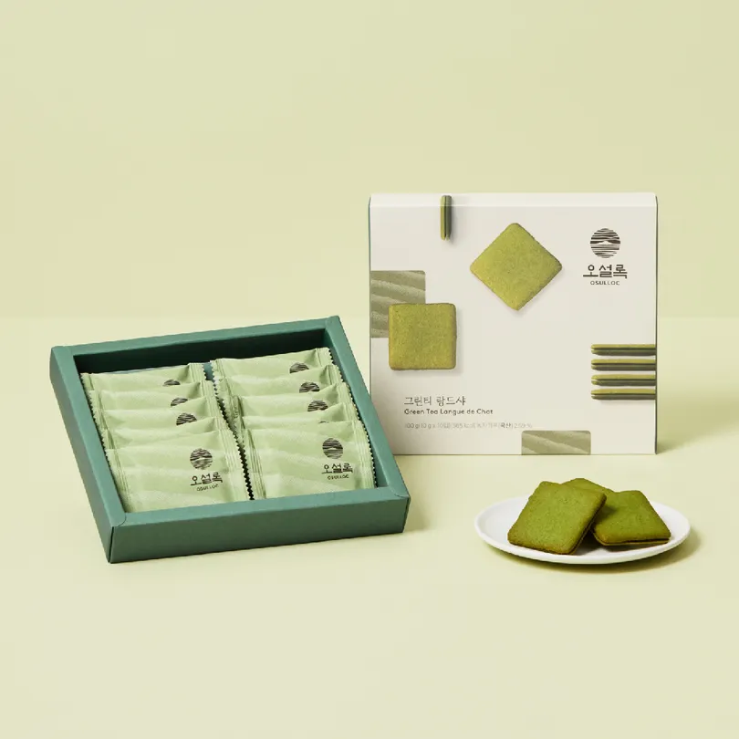 OSULLOC Green Tea Langue De Chat 10ea