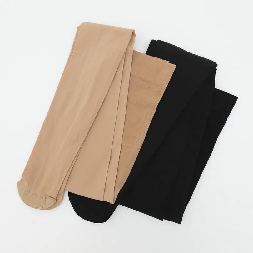 Marun5 UV Protection Nukk Nukk Stocking 50D (Black/Skin)