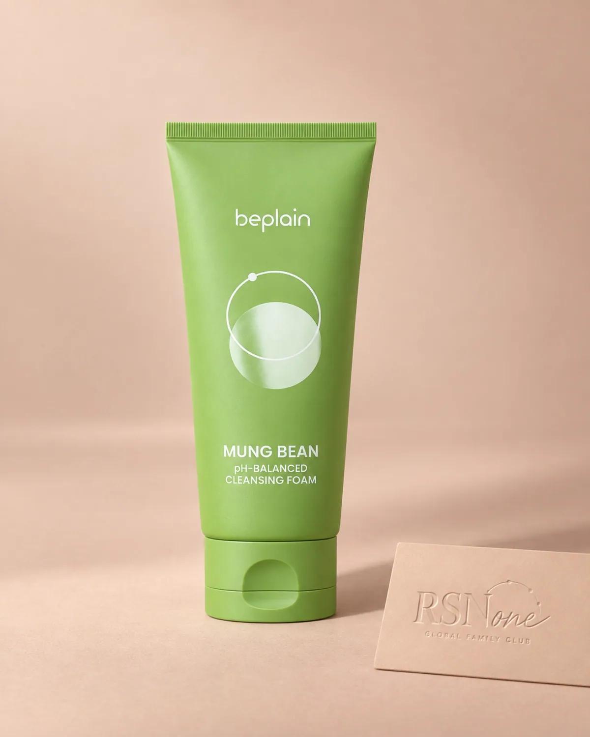 beplain Mung Bean pH-Balanced Cleansing Foam 160ml Double Pack